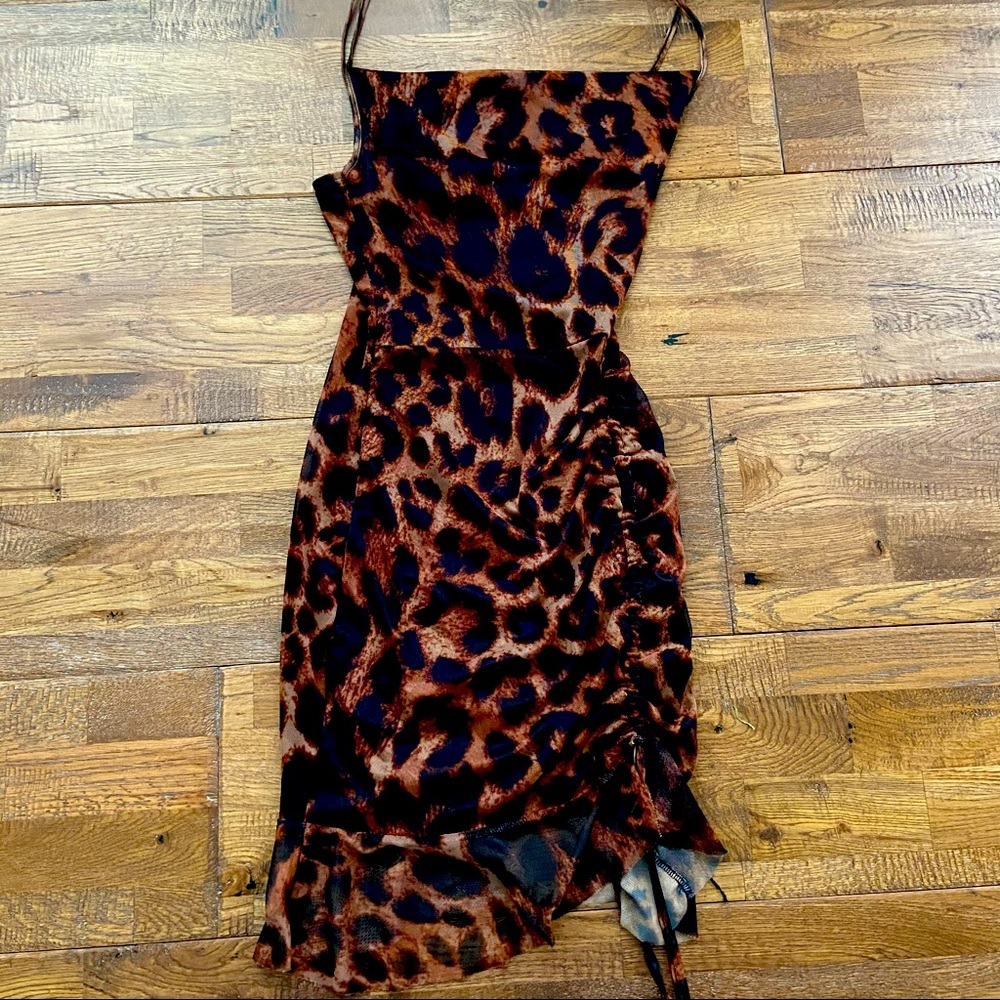 Pretty little thing cheetah print dress